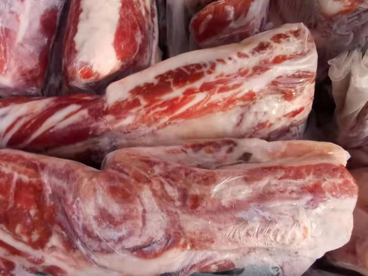 巴西4507谷饲牛肋条胸腹短肋日料烤肉食材韩式烤肉安格斯牛肉商用