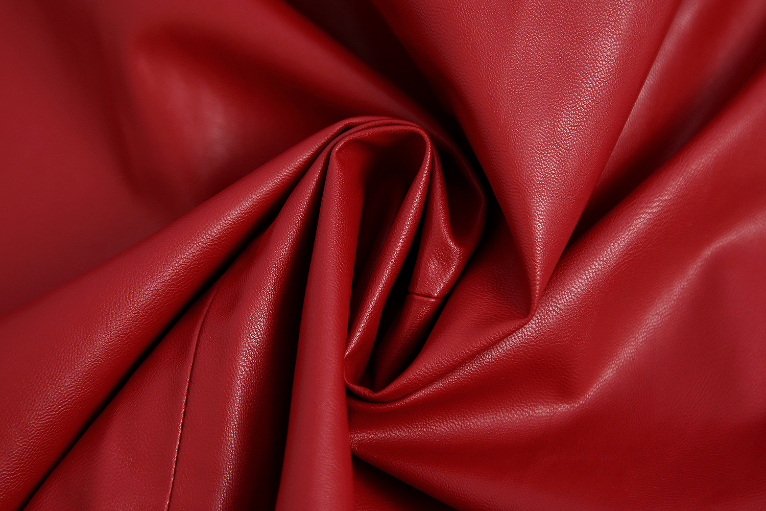 2021秋季外贸批发女装红色pu皮内衣式连衣裙