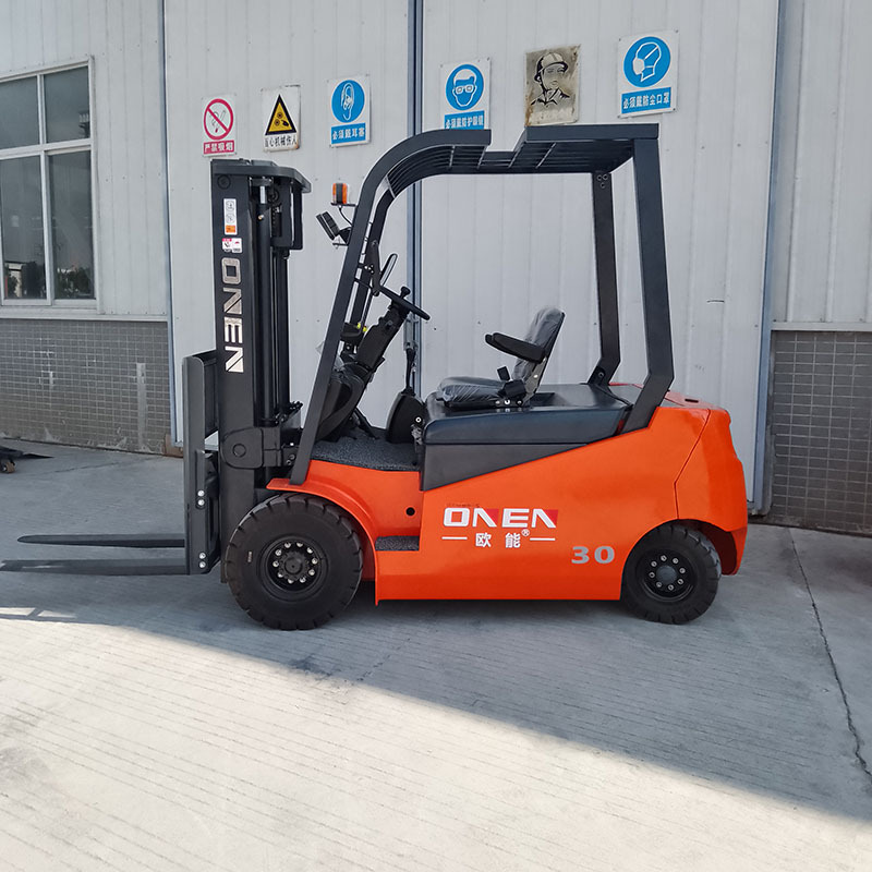 欧能新能源电动叉车2吨 装载座驾式叉车 四轮充电叉车搬运堆高车