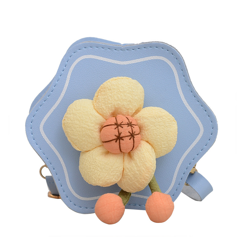 New Small Flower Children's Bags Girl Cute Mini Coin Purse Children's Wear Matching Decoration Bag Crossbody Shoulder Bag