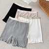 girl Thin section modal Leggings children shorts Safety trousers Korean Emptied baby Flat angle One-third Underwear