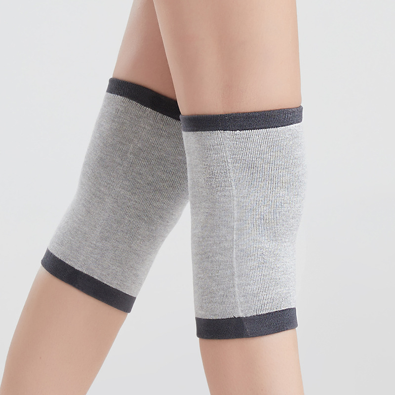 秋冬季薄款男女短护膝空调房老寒腿弹力小护膝户外篮足球运动护膝