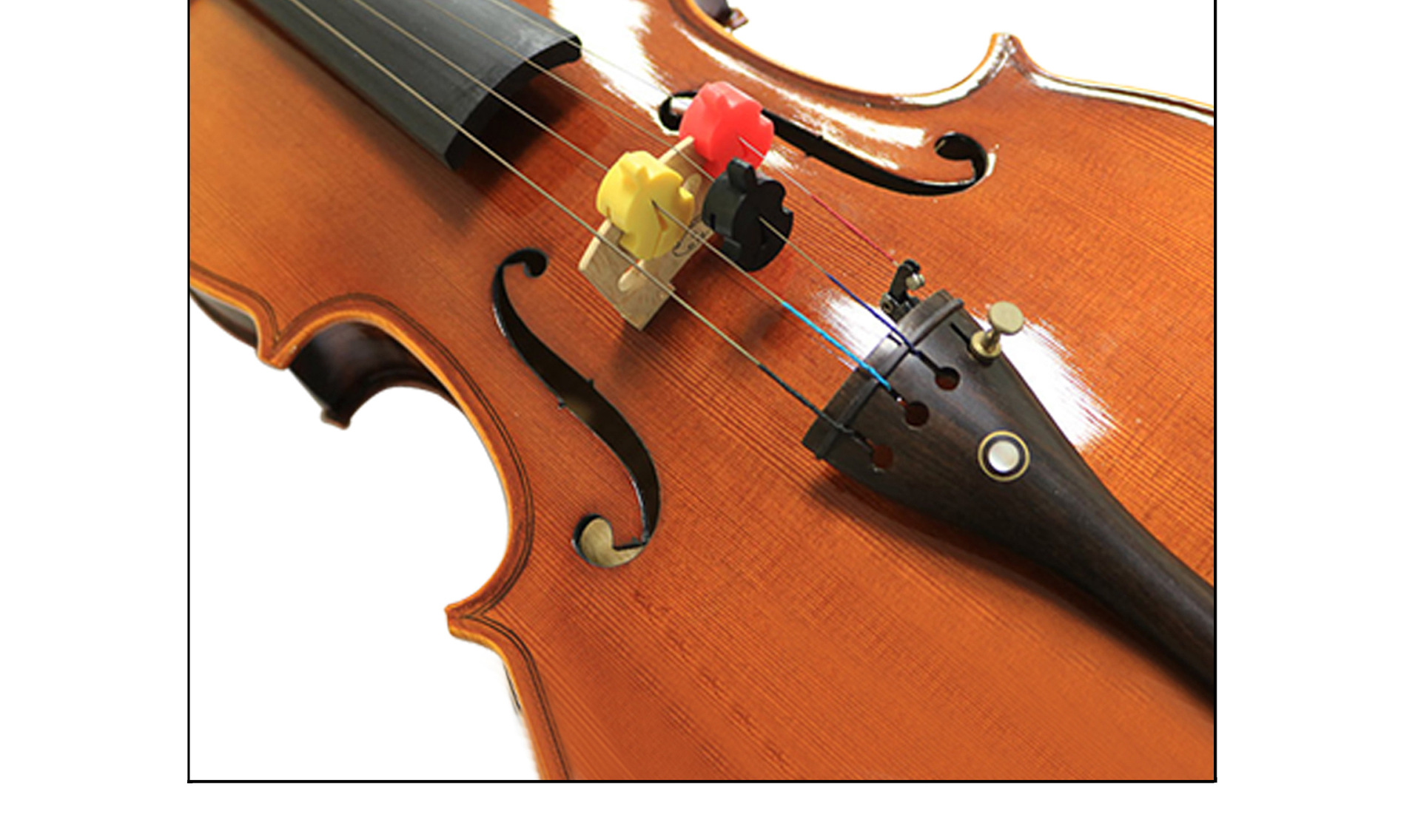 新款小提琴弱音器 橡胶静音器 小提琴配件 消音器 弱音器 柔软