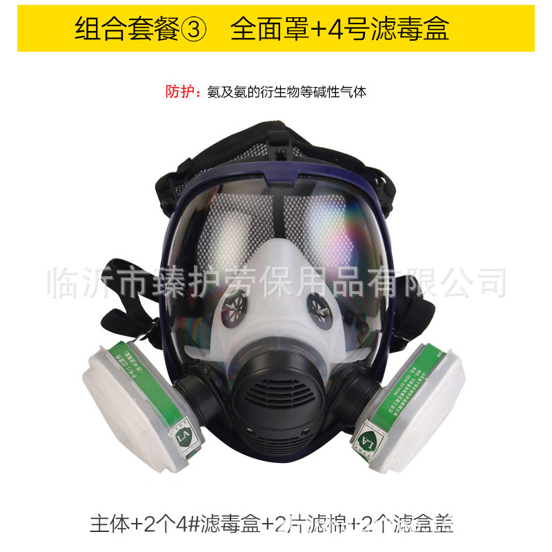 Gas Mask Spray Paint Pesticide Chemical Fire Fighting Formaldehyde Polishing Dust Decoration Mask Spherical Cross-Border Generation