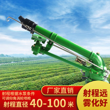 可调仰角涡轮涡杆喷枪农用浇地灌溉自动旋转园林喷灌高速喷枪