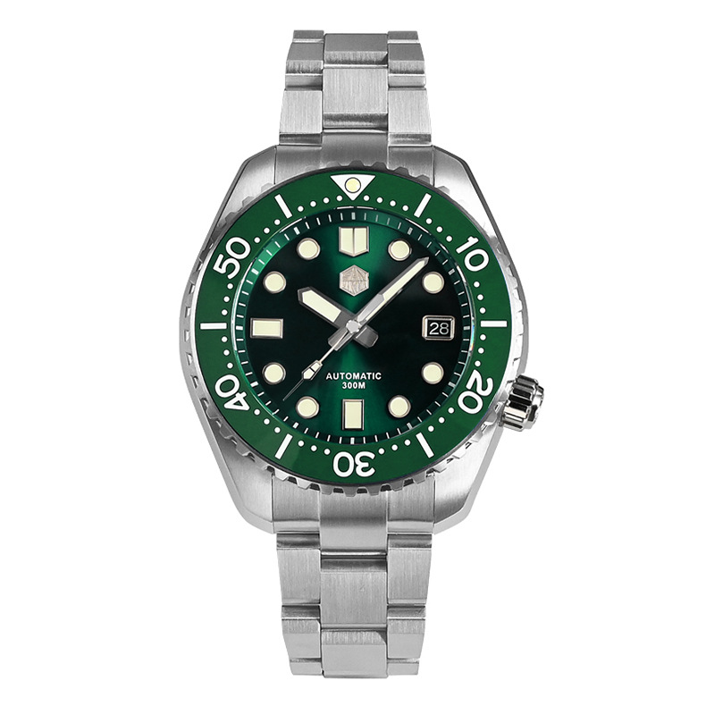 san martin军魂手表专业潜水手表鲍鱼罐头水鬼nh35机械机芯防水表