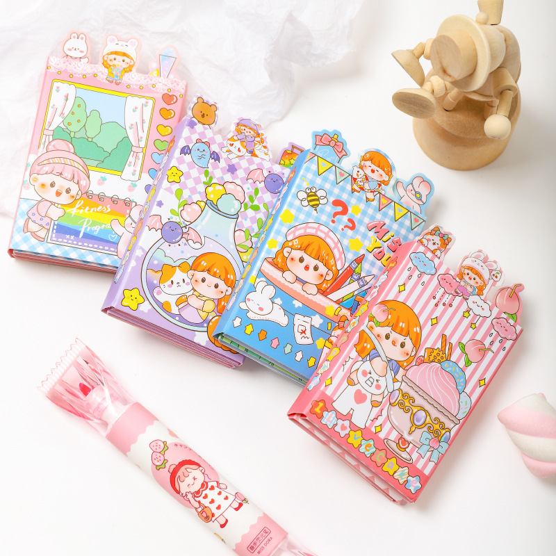 栗子君o`ni酱六折便利贴创意文具学生卡通手账便签可粘n次贴批发