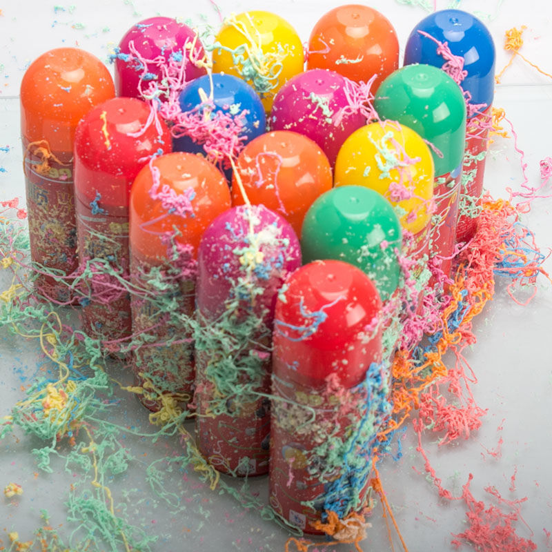 网红喷飞雪喷彩带结婚手喷道具活动庆典飞雪彩带圣诞彩带婚庆用品