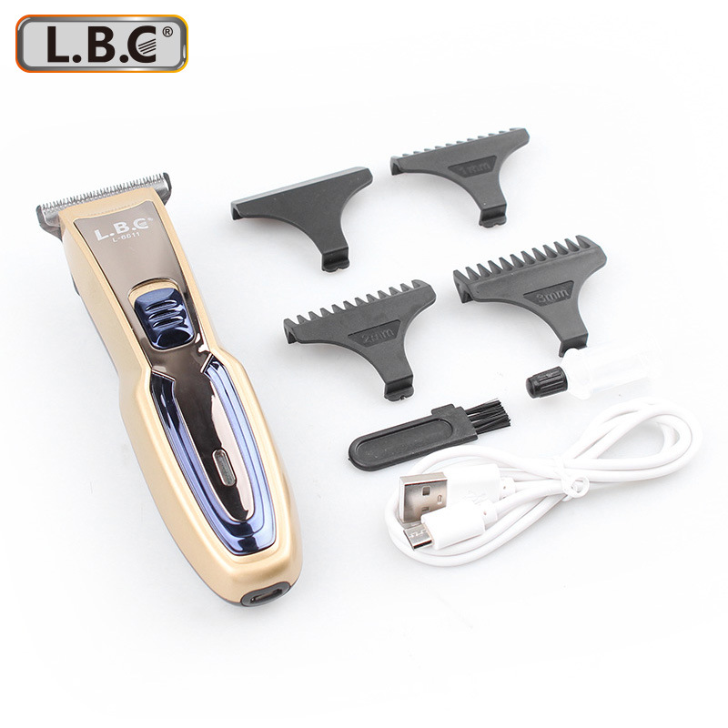 Cross-Border Amazon Household Usb Chargable Barber Scissors T Type Oil Head Haircut Clippers Shape Hair Clipper Electric Clipper