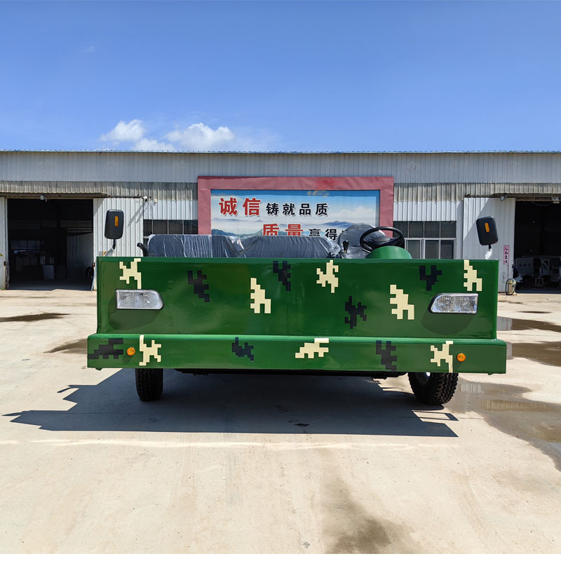 电动平板载重车工程用载重载货车电动巡修车大型观光车