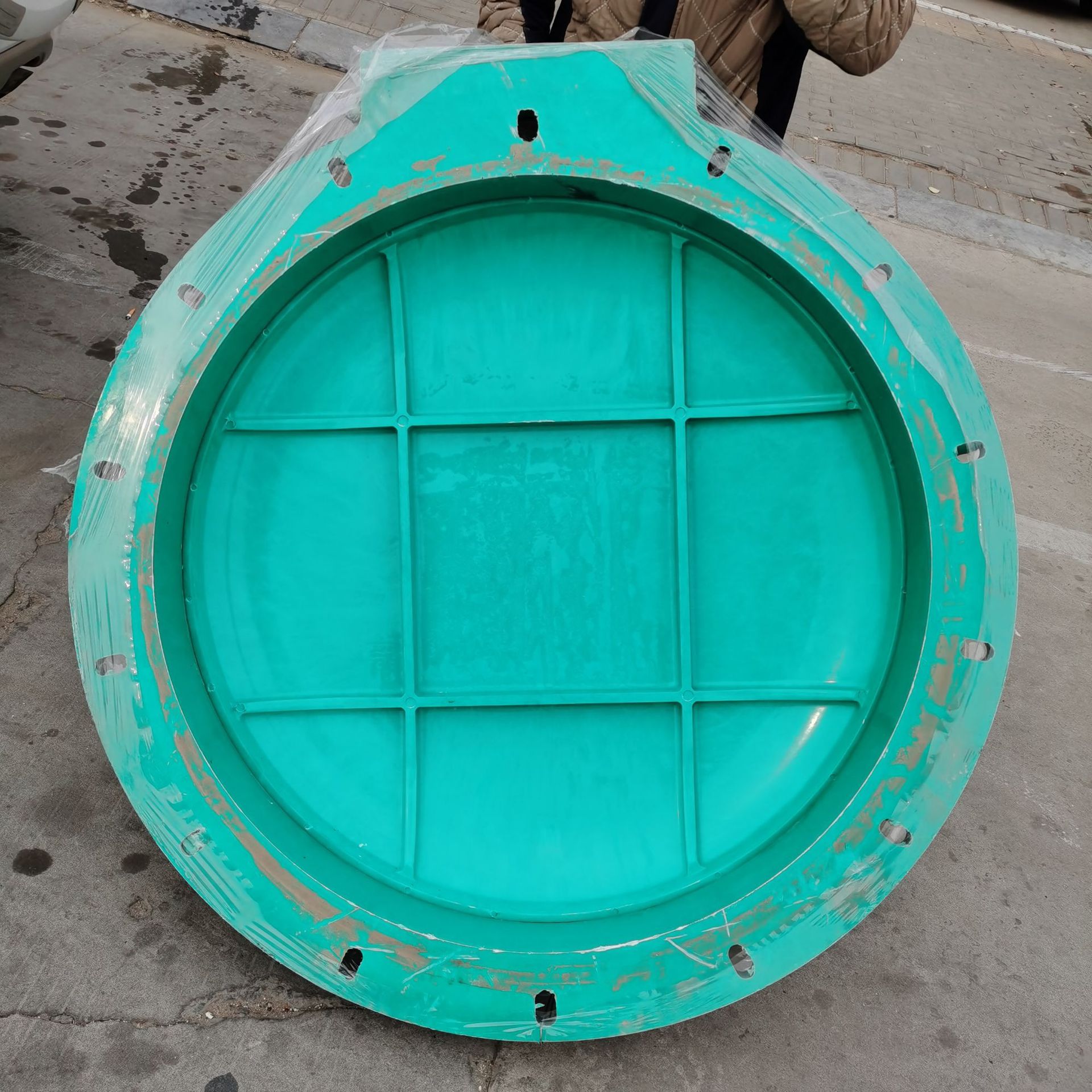 自开式复合玻璃钢拍门防倒灌抗老化万江水利设备dn100~dn1000