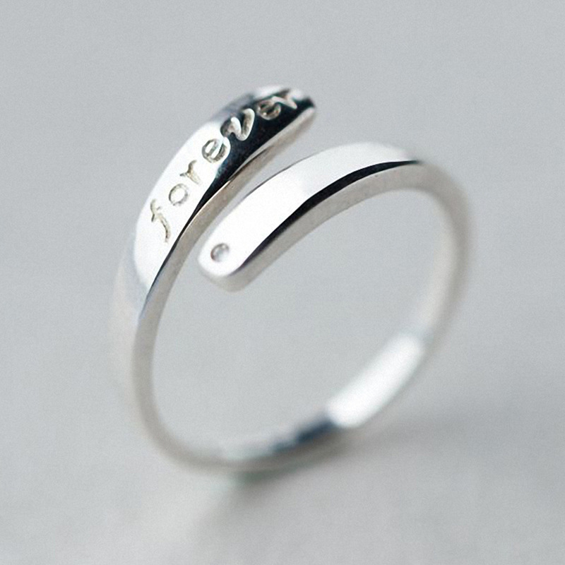 forever戒指 爱情戒指 饰品定 时尚流行款 情侣系列指环