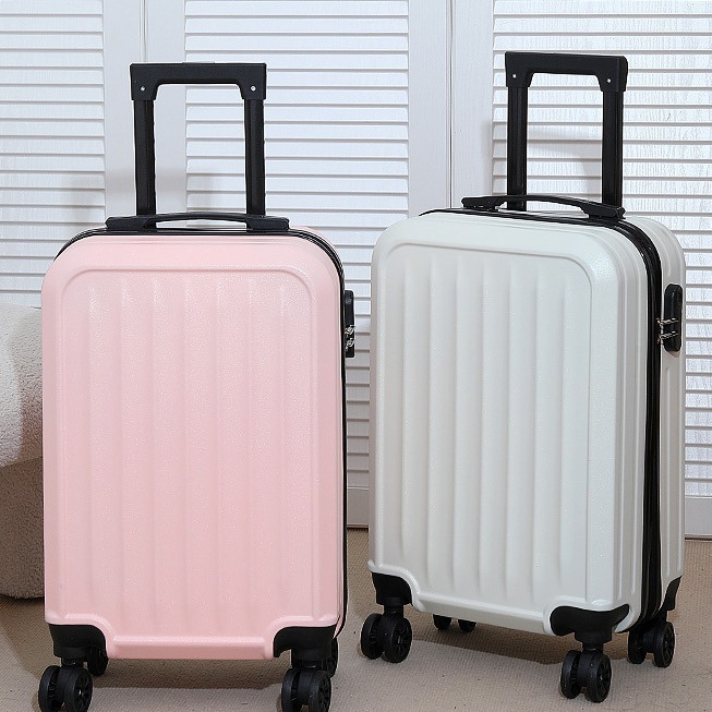 Fashion Pc Password Lock Suitcase Student Zipper Trolley Case Universal Wheel Large Capacity Luggage Factory Wholesale