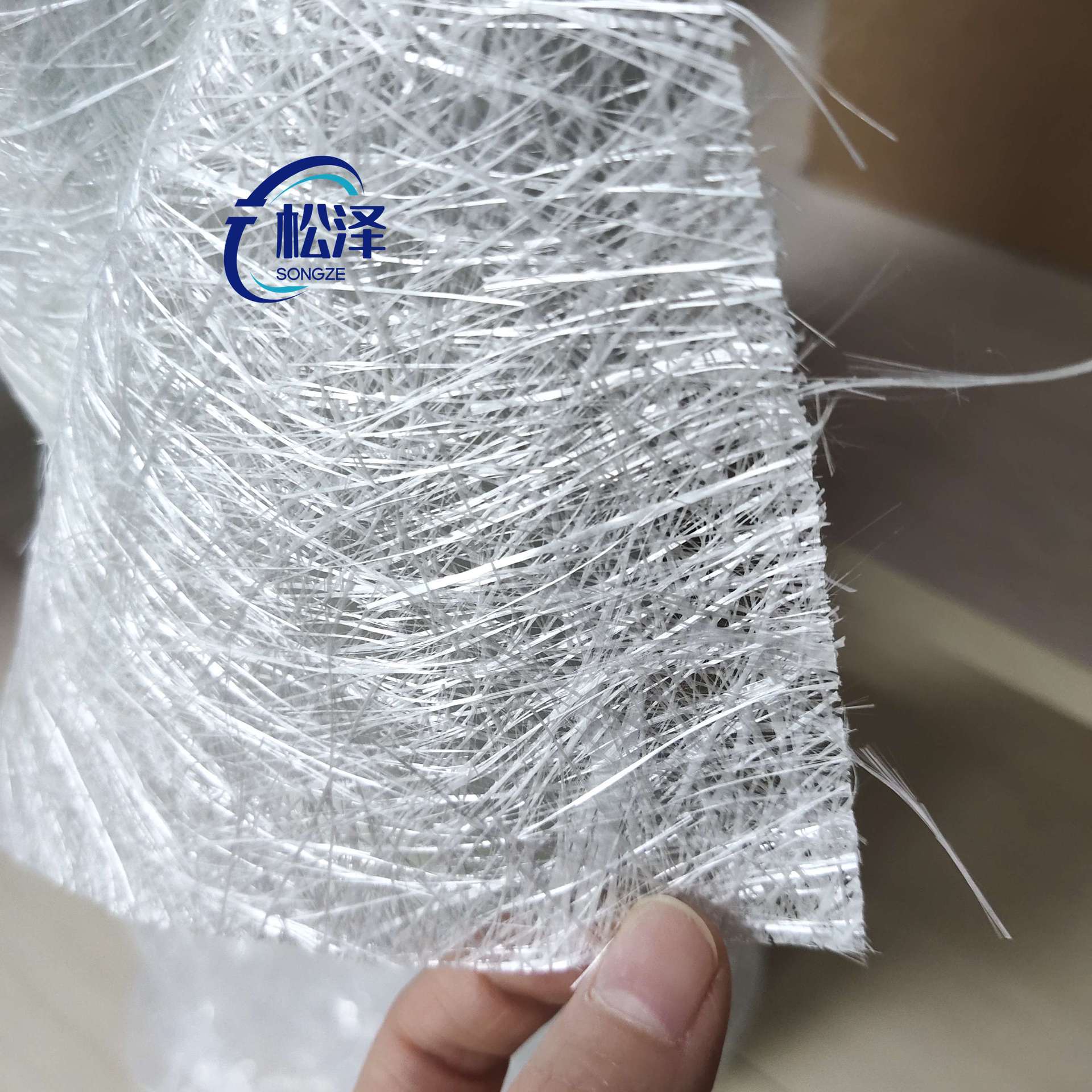 无碱玻璃纤维短切毡 用于玻璃钢防腐管道覆膜性好 多规格短切毡