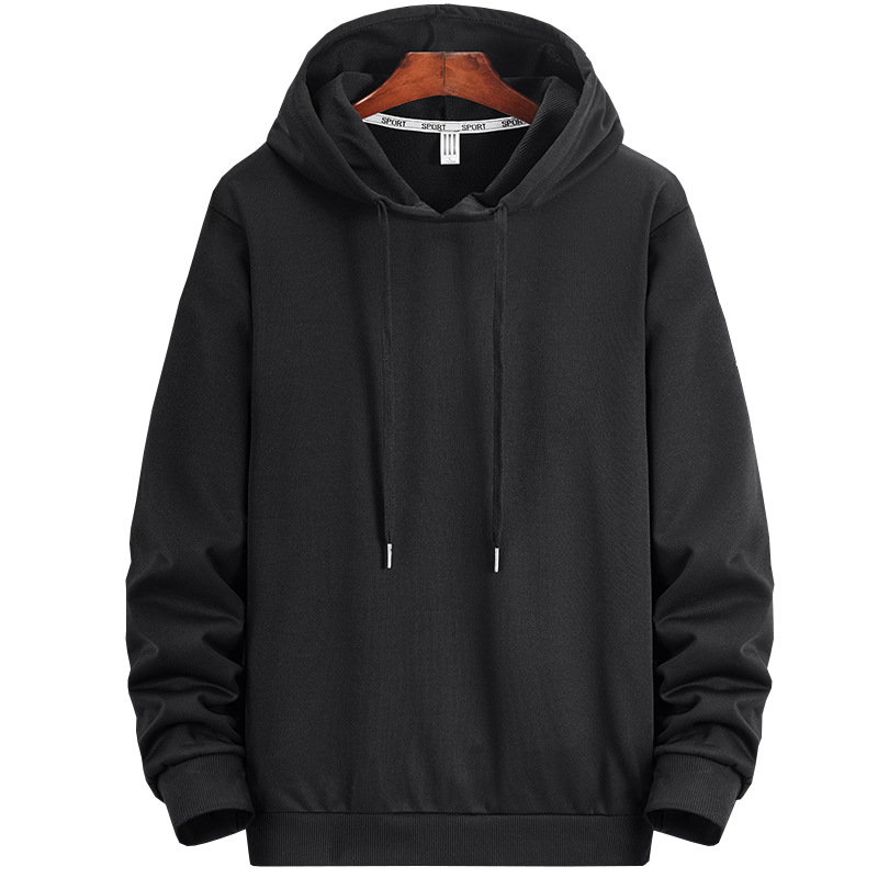 Custom Logo Spring Hooded Sweater Men's Versatile Sports Leisure Student Top Men's Wear Workwear Foreign Trade Wholesale