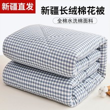 新疆棉花被冬被加厚保暖手工棉被冬季被子被芯学生宿舍纯棉垫褥子
