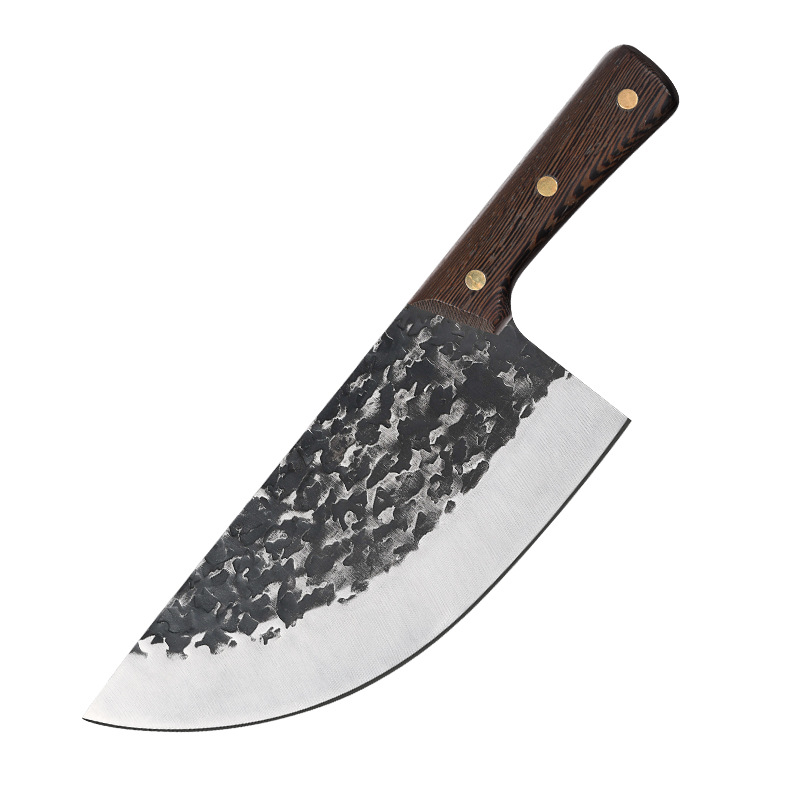 商用手工锻打剔骨刀分割杀猪专用刀屠夫屠杀猪肉卖肉切肉砍骨尖刀