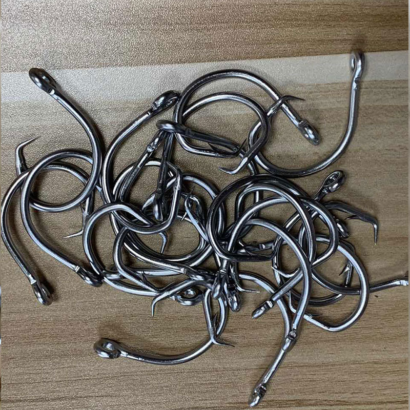 鹰嘴钩金枪鱼钩钩鲨鱼钩大物钩海钓钩不锈钢钩大号鱼钩拖钓钩渔具