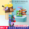 Amazon Foreign trade english three-dimensional Early education Cloth book baby Tear is not bad tail factory Direct