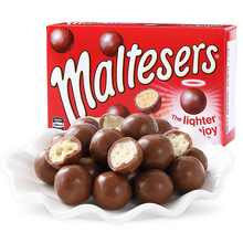 批发 澳大利亚Maltesers麦提莎牛奶夹心巧克力麦丽素90g一组12盒
