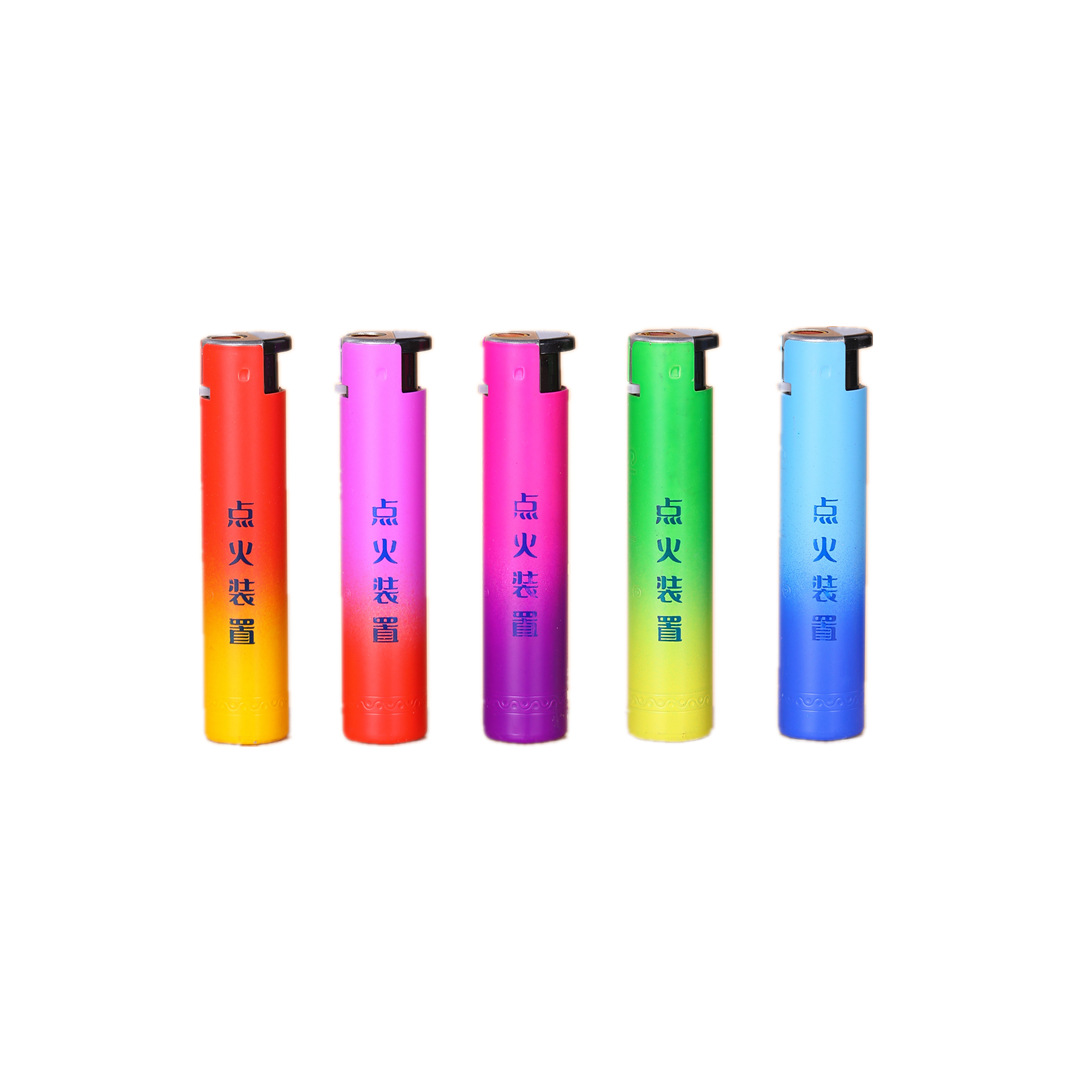 Dragon Lighter Factory Direct Sales X6 Metal Direct Punch Blue Fire Creative Upscale Cylindrical Small Advertising Lighter