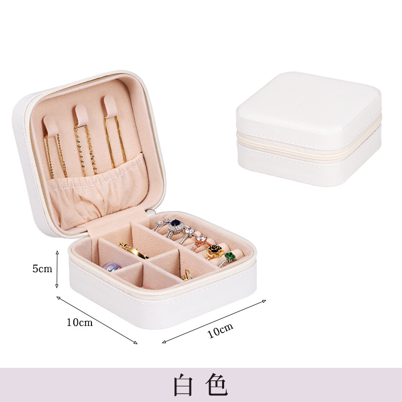Mini Jewelry Storage Box Travel Portable Jewelry Box Small Ring Packaging Jewelry Box Factory in Stock Wholesale