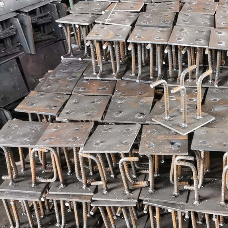 四川成都热镀锌预埋件钢板螺杆螺母钢结构高铁桥梁底座架焊接幕墙