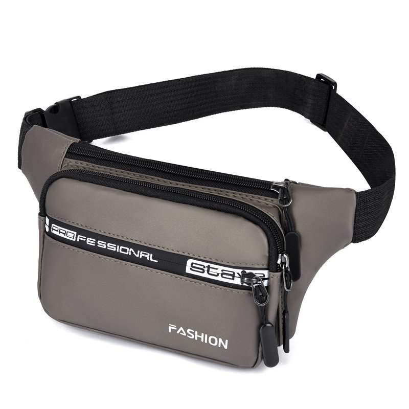 新款男包潮流男士单肩包韩版休闲斜跨包防泼水牛津布腰包简约便捷