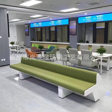 玻璃钢沙发长条座椅商场机场公共休息休闲坐凳室内银行等候长排椅
