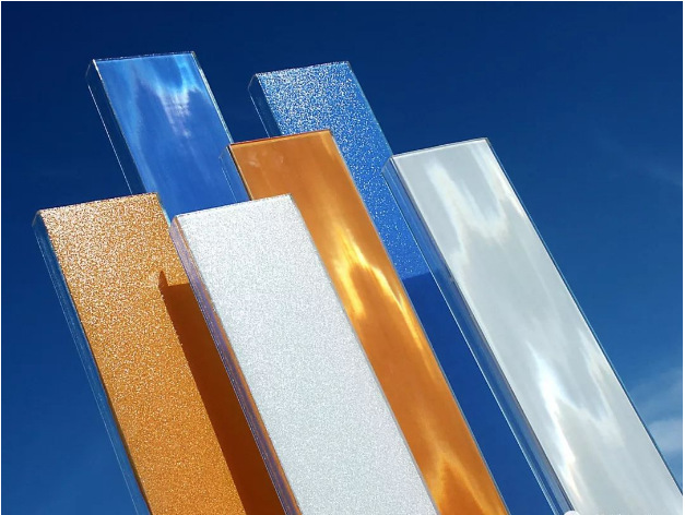 彩釉玻璃 彩釉u型玻璃颜色选择多,同颜色可做不同透视程度产品