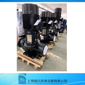 销售上海纽川品牌暖通空调系统td系列立式管道循环离心泵铸铁材质