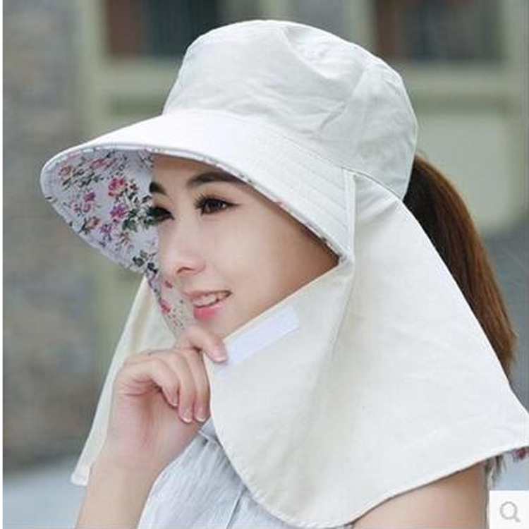 Summer Women's Sun Protection Cycling Hat Outdoor Uv Protection Foldable Electric Car Hat Sun Hat