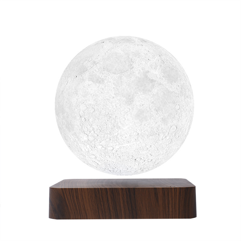 Table Lamp Atmosphere Bedside Lamp Creative Gift Light Luxury Crafts Small Night Lamp Magnetic Suspension Moon Light Mid-Autumn Festival Gift