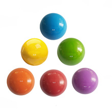 PVC软式迷你稳定健身球平衡训练药球力量训练充气灌沙球实心球