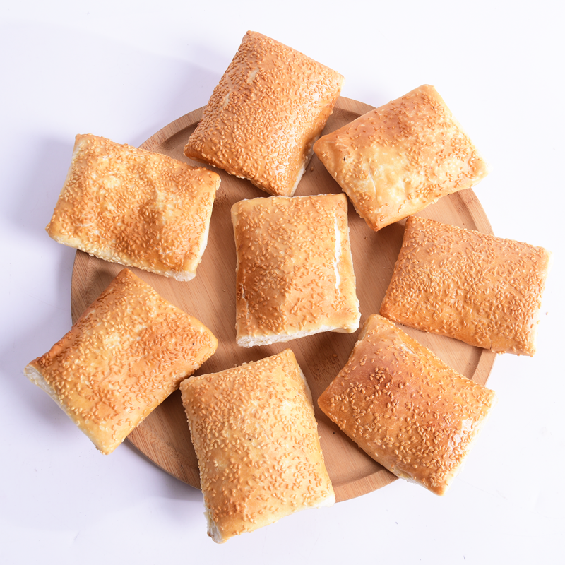 现做现发河北特产石家庄缸炉烧饼纯手工行唐元氏鹿泉吊炉高炉烧饼