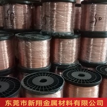 紫铜线T2/C1100铜线镀锡镀镍连续镀纯铜丝调直红铜线0.6生产厂家