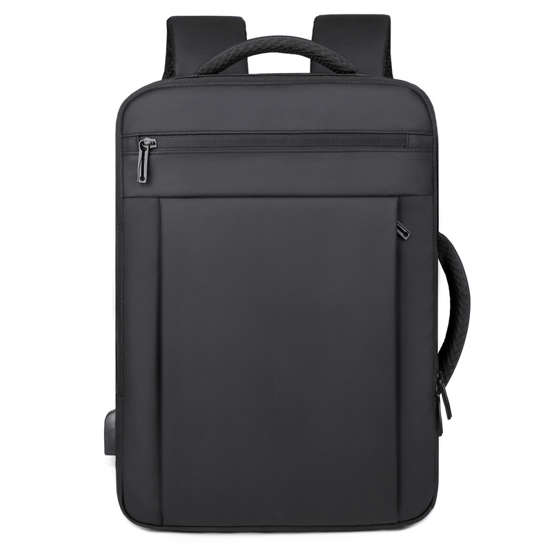 Cross-Border Men's Simplicity Backpack Commuter Business Computer Bag Outdoor Travel Waterproof Rucksack Multi-Functional Backpack