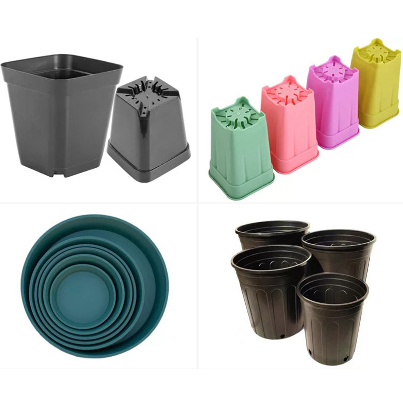 塑料花盆模具加仑盆种植黑色花盆模具种植容器注塑模具加工