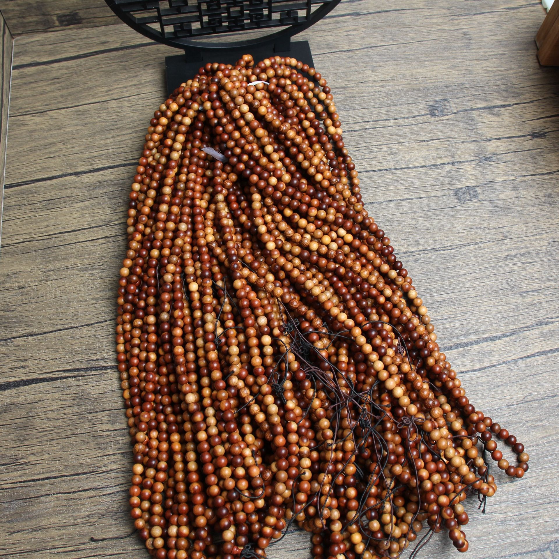 雷击枣木佛珠手串0.