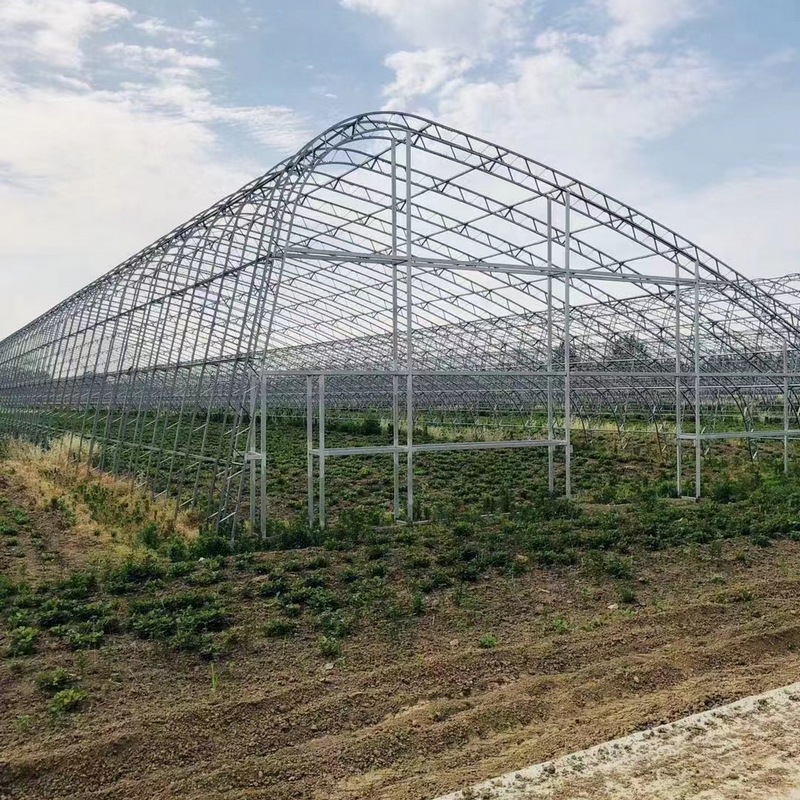 温室大棚双模骨架 种植培育养殖温室拱棚 温室大棚骨架结构搭建