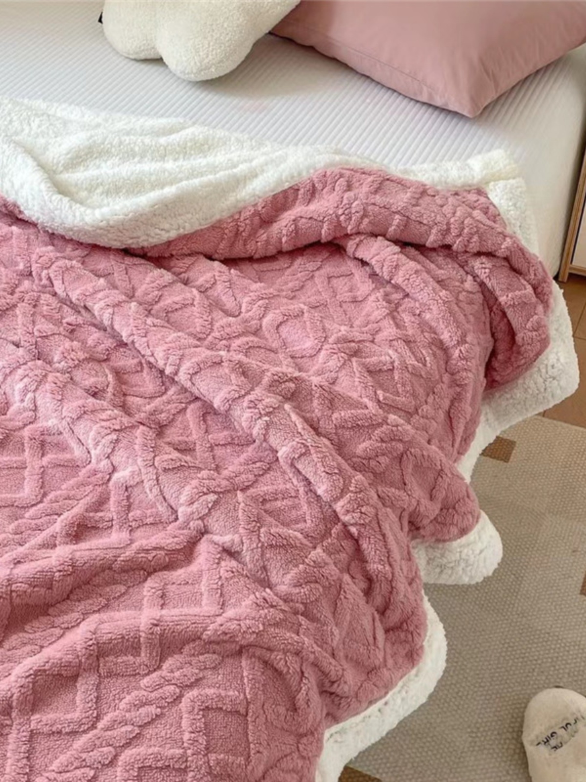 jx55毛毯加厚冬季珊瑚绒被子毯单人宿舍学生法兰绒毛毯沙发办公室