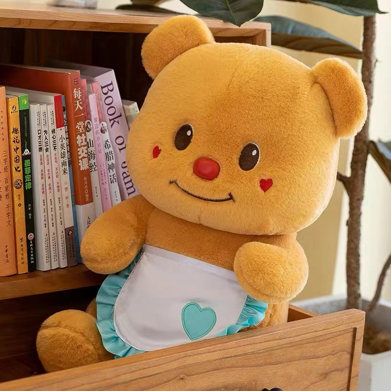 网红黄色小熊玩偶公仔布娃娃女孩睡觉儿童生日礼物毛绒玩具批发