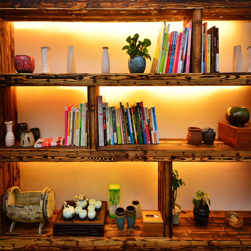 新款网红抖音直播主播背景布3室内书架书房办公室大气背景墙童套