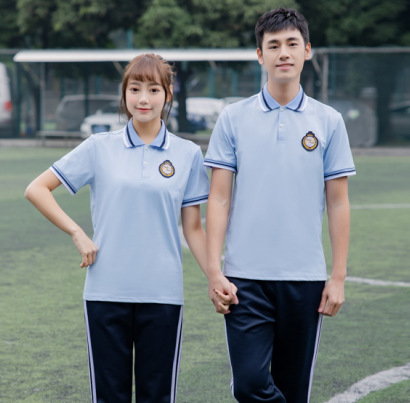 校服中学生夏季初中学生班服休闲短袖t恤高中学生毕业季班服