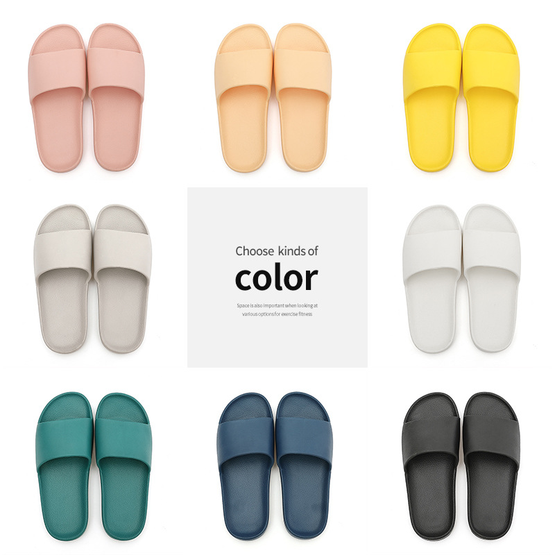 Wholesale Eva Slippers Home Summer Women's Indoor Soft Bottom Bathroom Non-Slip Summer Men's Home Shit Feeling Sandals Men