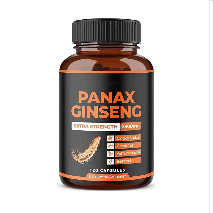 外贸热销品 红人参银杏叶胶囊 red ginseng capsule 厂家支持oe m