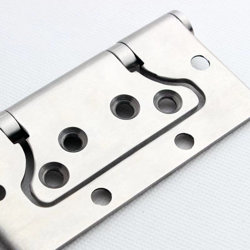 304不锈钢子母合页4寸5寸偏轴折页静音轴承铰链活页实木门活页通