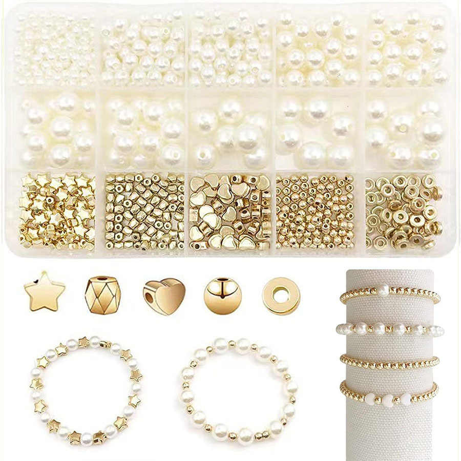 Beaded DIY Ornament Accessories Bead Bracelet DIY Accessories Beads Material Handmade Jewelry Accessories Ornament Accessories Beads Suit