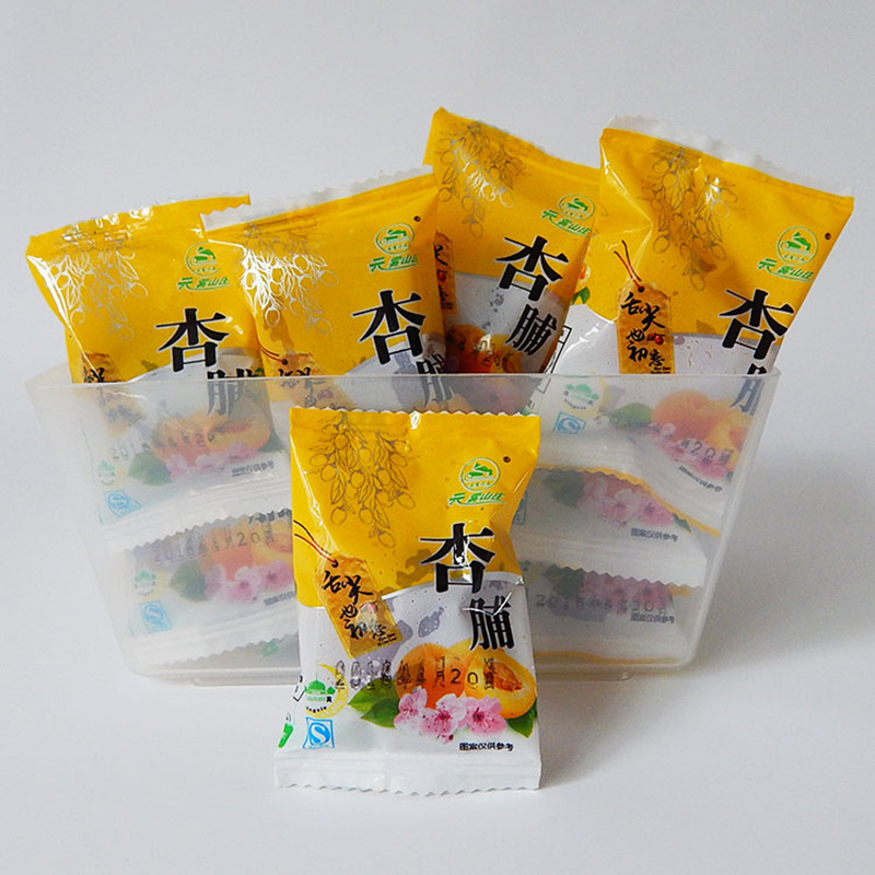 云雾山庄彭阳果脯宁夏特产杏脯鲜桃脯山楂苹果干杏肉蜜饯杏干200g