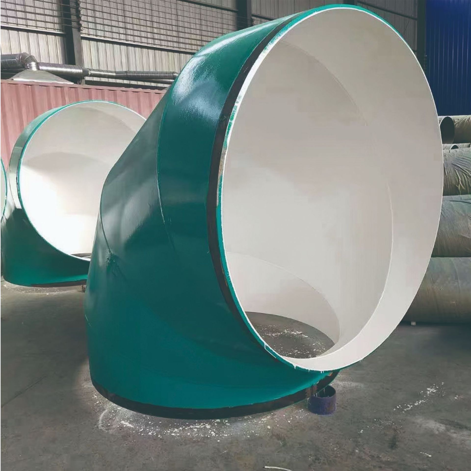 厂家供应防腐弯头管道配件 大口径1820衬塑3pe环氧煤沥青涂塑弯头